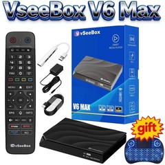 vseeBox V6 Max Android Streaming TV Box 64GB USA+Free Backlit Keyboard