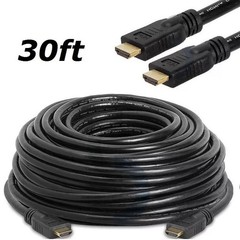 30 FT 30′ Ft High Speed HDMI Ethernet M/M 3D Cable 1080p HDTV PS3 xBox DVD M-M
