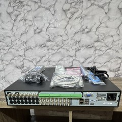 32-Channel Surveillance DVR Box Black Wired BNC w/ Remote Power Ethernet Mount