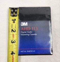 New 3M AHD 113 Digital Audio Mastering Cassette Metal Particle