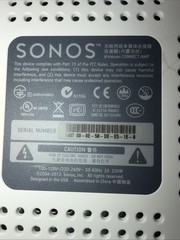 Sonos Connect:Amp Digital Media Streamer – White/Gray (CTAZPUS1)