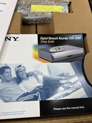30GB Sony SVR-2000 TiVo 30 Hours Unused Cords Remote Manual Old Stock As-Is
