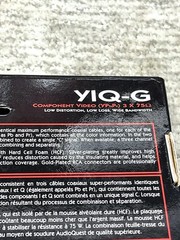 AudioQuest YIQ-G RCA/RCA Component Video Cable 2M New In Box
