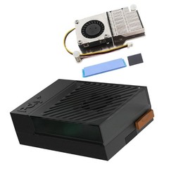 Versatile ABS & Metal Pi 5 Case High Strength ABS ABS & Metal Pi 5 Case for