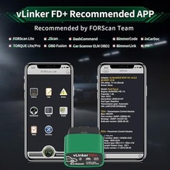 VGATE FD+ OBDII Scanner vLinker FD+ (BT3.0+BLE4.0) Android & iOS & Windows