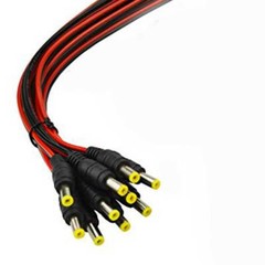 10 Pair DC Power Cable Male Female Connector CCTV Security Camera Pigtail COPPER
