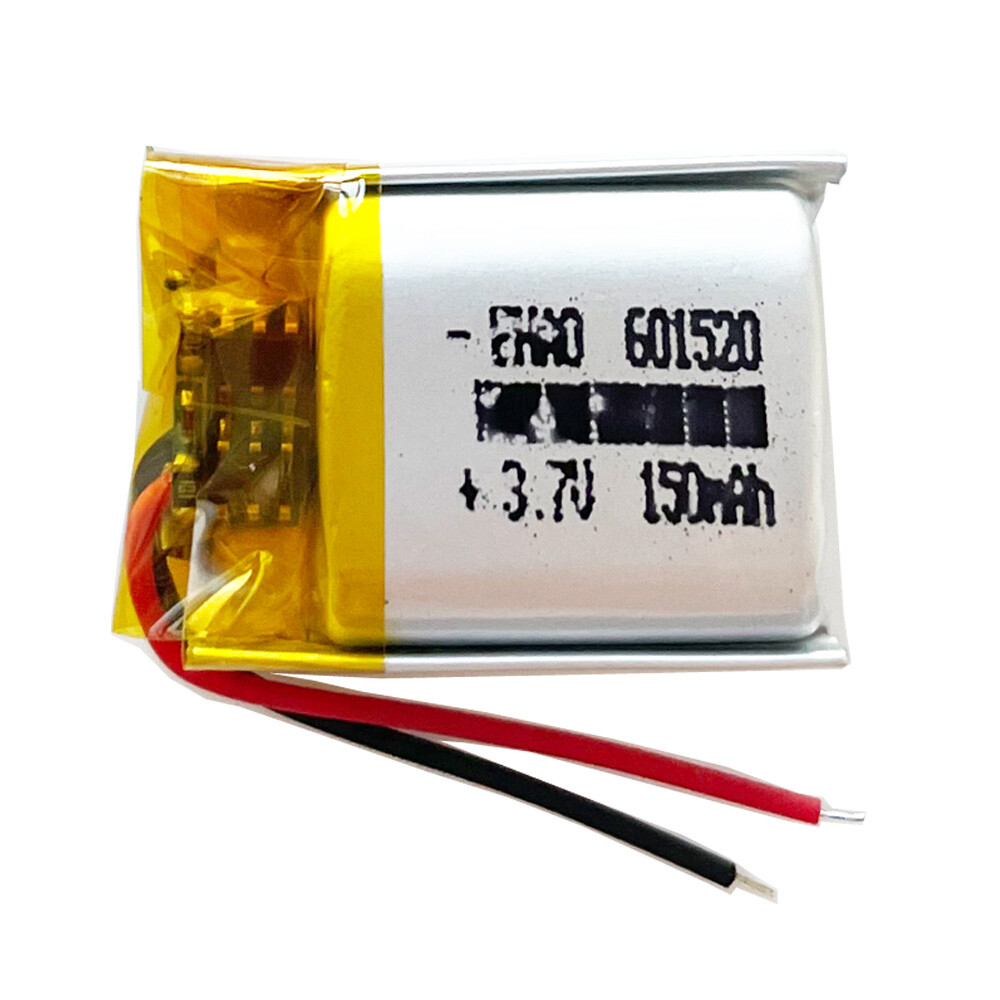 3.7V 150mAh LiPo Rechargeable Battery For Mp3 Bluetooth Headphone VR Lock 601520