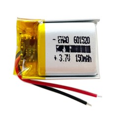 3.7V 150mAh LiPo Rechargeable Battery For Mp3 Bluetooth Headphone VR Lock 601520