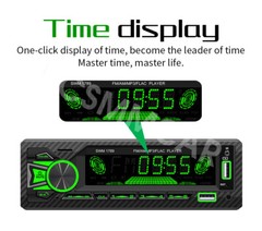 Radio Car Stereo 1 Din Bluetooth MP3 Player FM Receiver AUX USB TF BT Head Unit
