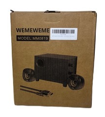 Wemeweme Computer Speakers, PC Speakers Subwoofer Desktop Laptop Monitor Gaming