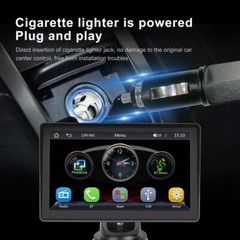 7″ Portable Car Stereo Radio Wireless Apple CarPlay Android Auto Touch Screen