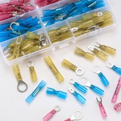 Heat Shrink Wire Connectors Waterproof Ring Fork Spade Electrical Butt Connector