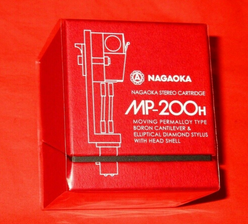 NAGAOKA MP-200H NEW 2023 JAPAN CARTRIDGE+Headshell w/BORON CANTILEVER MP-200