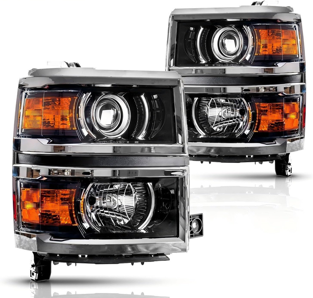 2014-2015 Silverado 1500 LTZ/High Country Headlight Assembly–Compatible Replacem