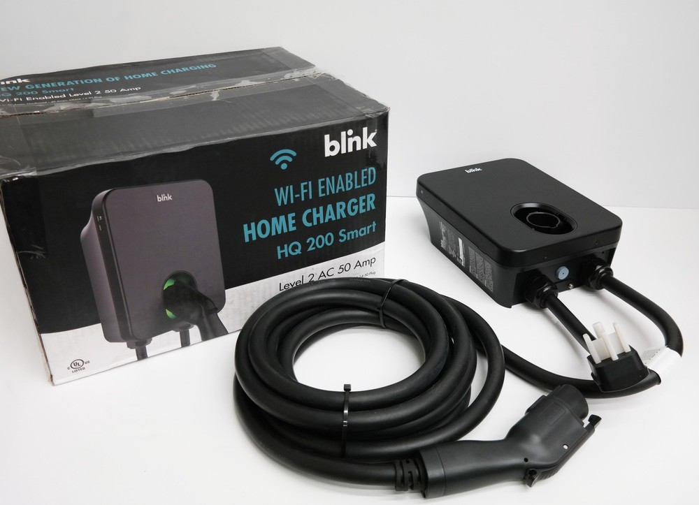 Blink HQ200 Charging J1772 Level 2 NEMA 14-50 (EV) Charger up to 50A – 23′