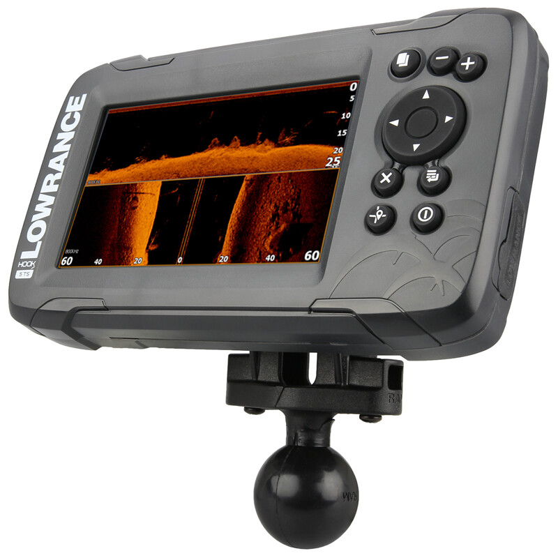 RAM-202-LO12 RAM C Size 1.5 In Fishfinder Ball Adapter for Lowrance Hook2 Series