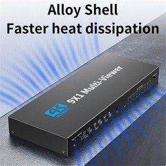 HDMI 9×1 Multiviewer 4K30hz 9 In 1 Out 1080P Screen Multi-Viewer Seamless Switch