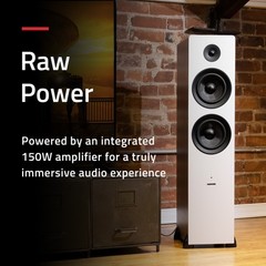 Fluance RT85 Vinyl Turntable, PA10 Preamp, Ai81 Powered Floorstanding Speakers