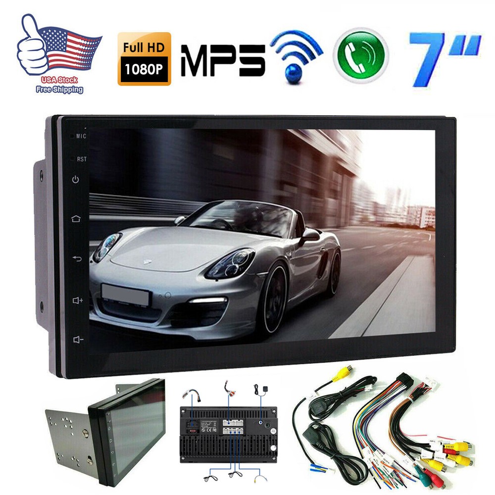 Double 2 Din 7″ inch Android 10 Car Radio Head Unit In Dash Stereo GPS NAVI WIFI
