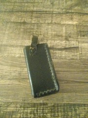 Vintage pocket Transistor radio vintage Hong Kong W Leather Case