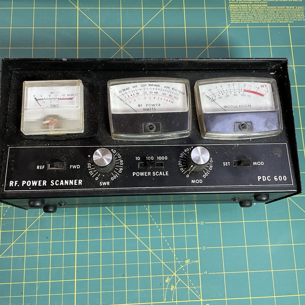 Made in U.S.A. Para Dynamics Corporation PDC 600 RF Power Scanner SWR Mod