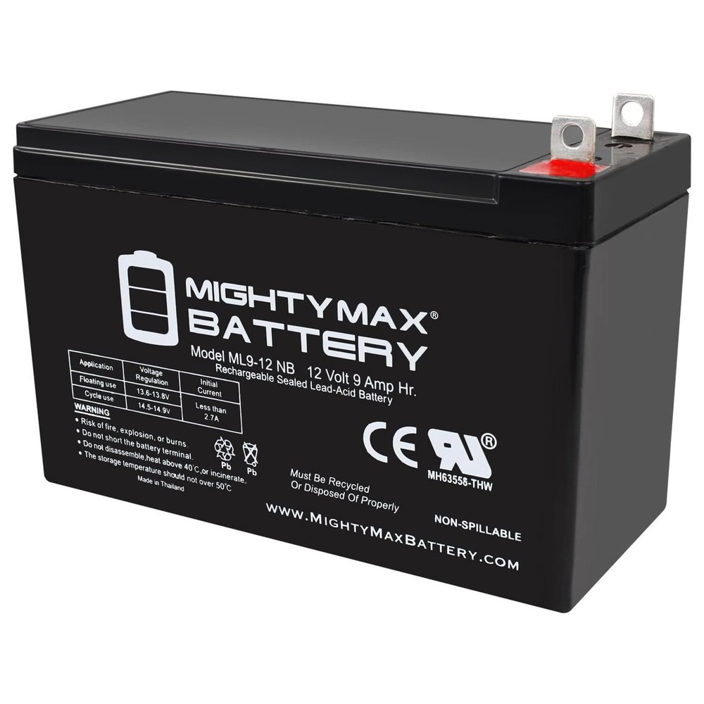 Mighty Max 12V 9AH SLA Replacement Battery for Generac XT8000E