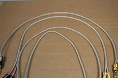 Qed Silver Special 25th anniversary edition Speaker Cable ( 4pc-2ft. ) mad in UK