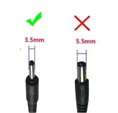 4.5V 0.5A AC/DC Adapter Power Supply for Home Electronics with 3.5×1.35mm Plug