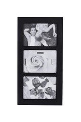 Malden – 951-346 4×6 3-Opening Collage Displays Three Pictures, Black