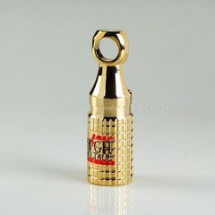 NEW 24K GOLD PLATED RING TERMINAL 5/16” HOLE 8 GAUGE 5/16″EYELET FREE SHIPPING