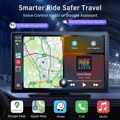 9 In Carplay Screen Wireless 4K Front Dash Cam 1080P Rear Backup Camera GPS Call