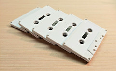Blank White C92 Cassette Tapes – Lot Of 5 Recording Tapes w/ Tab In – NEW