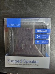Insignia Bluetooth Rugged Speaker Water resistant Durable construction