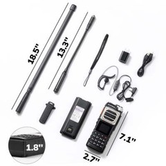 Baofeng UV-25 Dual Band Radio | 11W | NOAA | Airband | 5200mAh | USB-C Charging