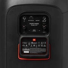 JBL PartyBox Club 120 Portable Bluetooth Speaker with Lights & Mic Input – Black