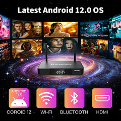 SuperBox S6 Pro 6K Streaming Box WiFi 6 Ethernet Bluetooth Smart Player
