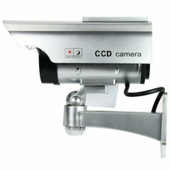 2 Pack Solar Power Fake Dummy Surveillance Security Camera CCTV & Record Light