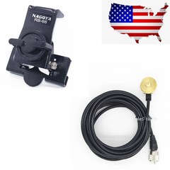 Nagoya RB-66 Ham Radio Car Trunk Lid Hatchback Bracket Mount Clip & 5M NMO Cable