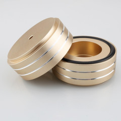 4PCS 58*22mm Amplifier Aluminum Speaker Audio Isolation Feet Pad Stand Chassis