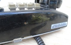 Lucent Avaya AT&T Standard Wall Mounted Touch Tone Phone – Black 2554MMGJ