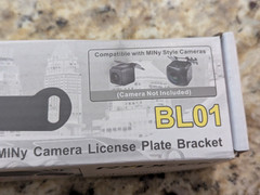 Rydeen BL01 License Plate Bracket for MINy Backup Camera