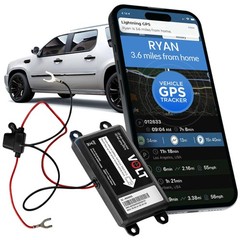 Lightning GPS Easy Wired 4G Vehicle Tracker – Hardwired Hidden Tracking…