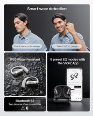 SHOKZ Openfit Pro Open-Ear True Wireless Earbuds with Open-Ear Noise Reduction,