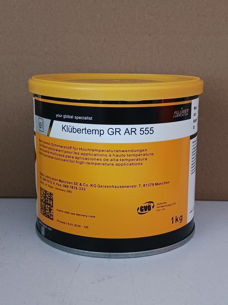 KLUBER Lubrication Klubertemp GR AR 555 Grease 1Kg ( 35.3 OZ) New free ship#