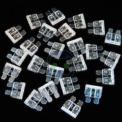 25 Pack 25 Amp ATC ATO Blade Fuse Kit Auto Car Boat Marine Truck Motorcycle 25A