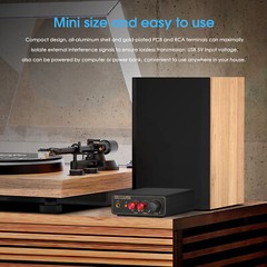 HIFI RIAA Phono Preamp for MM/MC Turntables Mini Record Player Stereo Preamp