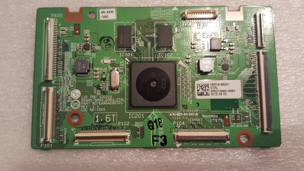 LG EBR74185001 Logic Control Board