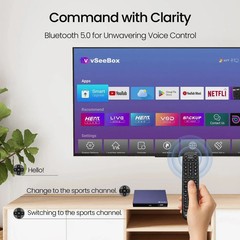 vSeeBox V5 pro, V6 Max, V6 plus ships free New sealed box units
