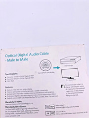 Syncwire Optical Digital Audio Cable Male To Male 5.9 feet