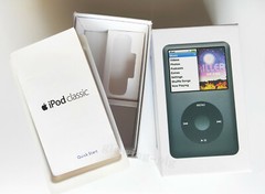 Packaging Box Only For iPod Classic 7th Generation 160 / 256 /512 Silver & Black